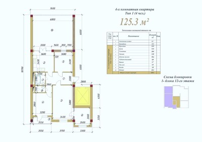 Nukus Avenue - Планировка - Yangi Binolar