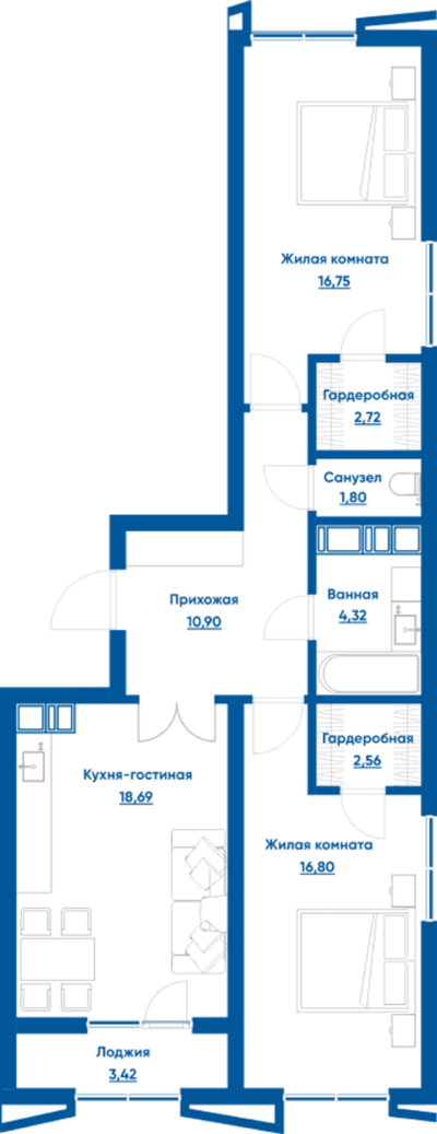 Regnum Plaza - Планировка - Yangi Binolar