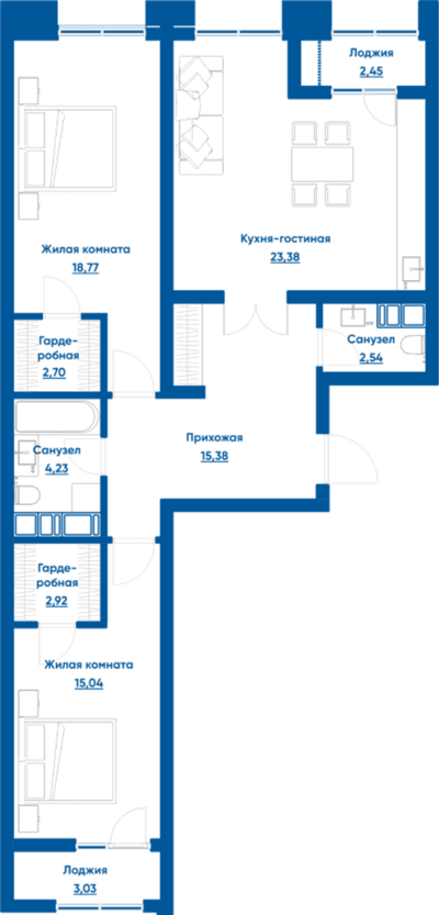 Regnum Plaza - Планировка - Yangi Binolar