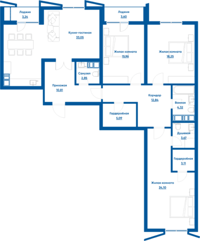 Regnum Plaza - Планировка - Yangi Binolar